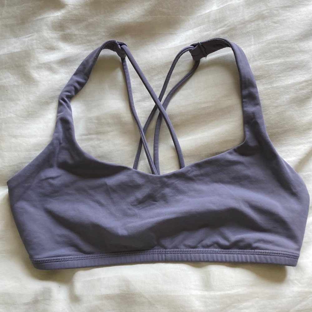 Lululemon Free to be bra size 6 grey/purple